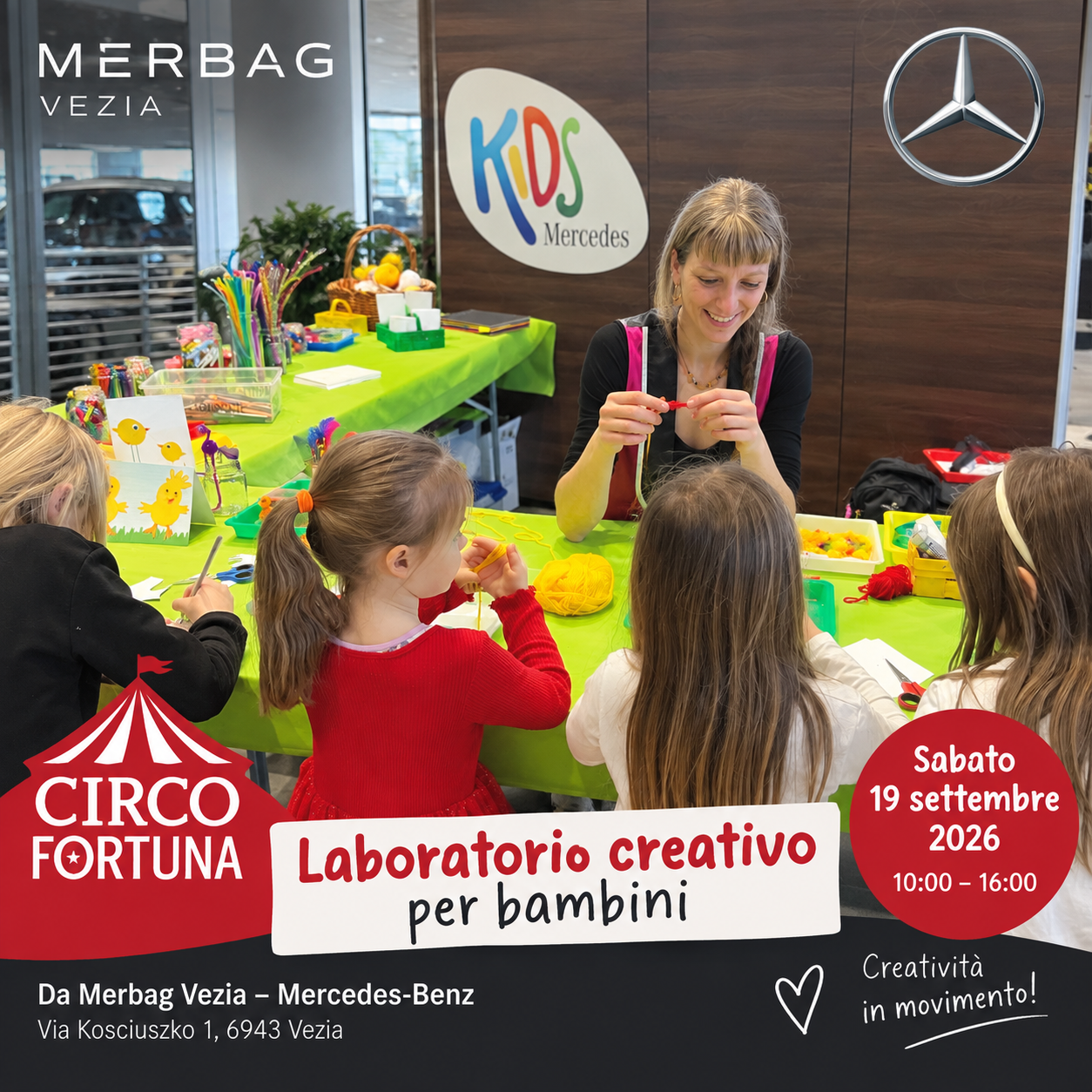 Merbag Vezia laboratorio creativo Mercedes